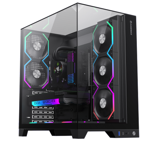 GameMax Infinity Plus black RGB ARGB Midi ATX ITX Mini RGB ARGB Gaming CS2 Counter Strike Csgo Dota2 Lol Macedonia Makedonija Skopje Скопје Македонија Евтино