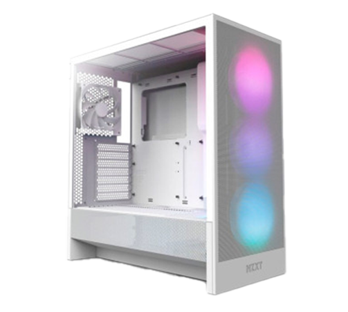 NZXT H5 Flow ARGB RGB white 2024 2025 RGB ARGB Midi ATX ITX Mini RGB ARGB Gaming CS2 Counter Strike Csgo Dota2 Lol Macedonia Makedonija Skopje Скопје Македонија Евтино