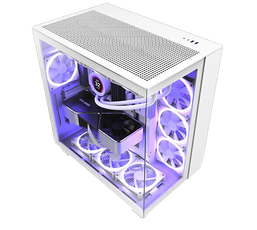 NZXT H9 Flow ARGB RGB wHITE 2024 2025 RGB ARGB Midi ATX ITX Mini RGB ARGB Gaming CS2 Counter Strike Csgo Dota2 Lol Macedonia Makedonija Skopje Скопје Македонија Евтино