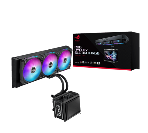 Rog Amoled WAtterfall ASUS ROG RYUO IV SLC 360 ARGB Gaming cs2 Premium 2